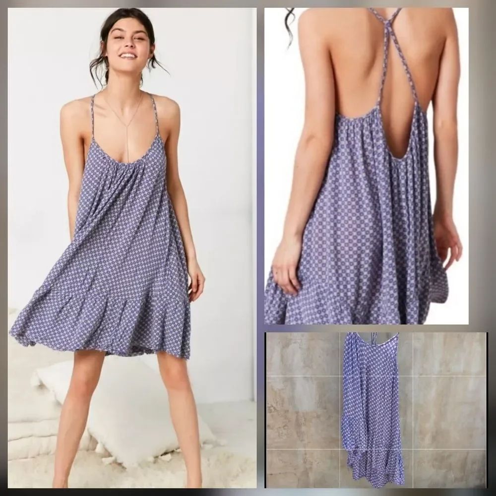 Urban Outfitters Out From Under Gauze Tiered Mini Dress